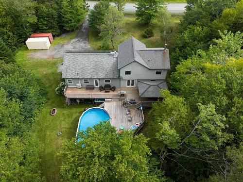 10 Sylvania Terrace, Hammonds Plains, NS - Outdoor With Above Ground Pool With Deck Patio Veranda