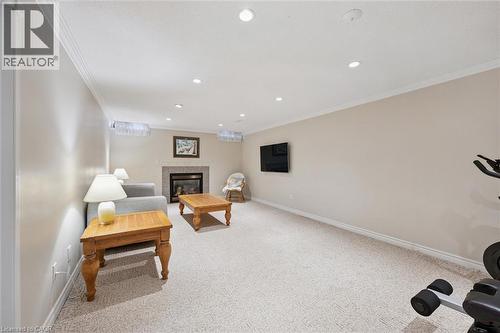 2 Keewatin Avenue, Kitchener, ON - Indoor With Fireplace