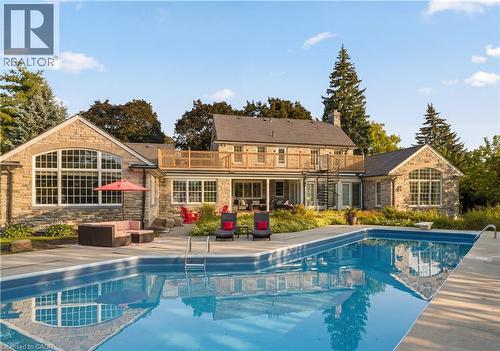 290 Bridgeport Road E, Waterloo, ON - Outdoor With In Ground Pool With Deck Patio Veranda