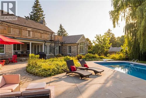 290 Bridgeport Road E, Waterloo, ON - Outdoor With In Ground Pool With Deck Patio Veranda