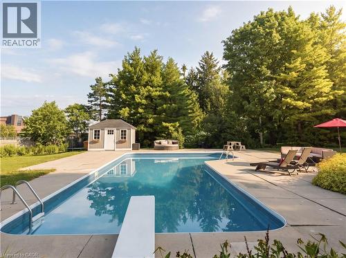 290 Bridgeport Road E, Waterloo, ON - Outdoor With In Ground Pool