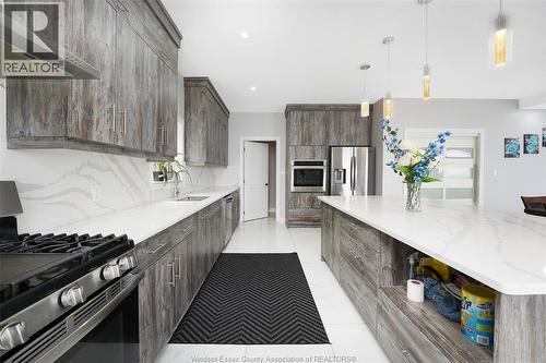300 Shoreview Circle, Windsor, ON - Indoor Photo Showing Kitchen With Upgraded Kitchen