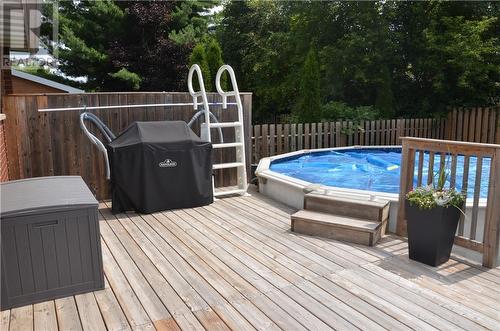 193 Catherine Drive, Garson, ON - Outdoor With Above Ground Pool With Deck Patio Veranda With Exterior