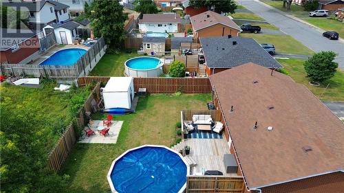193 Catherine Drive, Garson, ON - Outdoor With Above Ground Pool