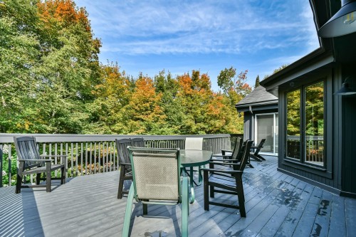 Terrasse - 109 Ch. Des Outardes, Mont-Blanc, QC - Outdoor With Deck Patio Veranda With Exterior