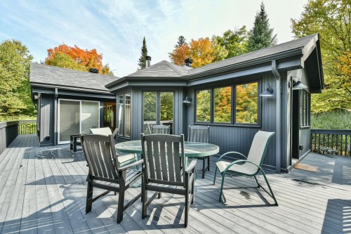 Terrasse - 109 Ch. Des Outardes, Mont-Blanc, QC - Outdoor With Deck Patio Veranda With Exterior
