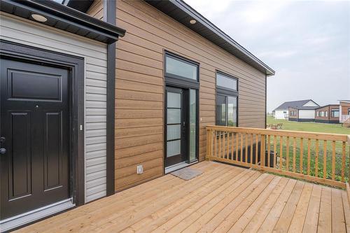 140 Prairie Oak Drive, Mitchell, MB - Outdoor With Deck Patio Veranda With Exterior