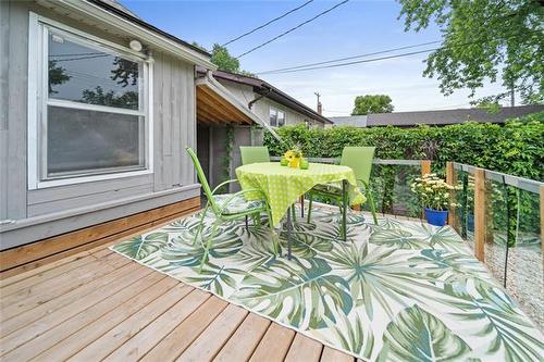 909 Strathcona St, Winnipeg, MB - Outdoor With Deck Patio Veranda With Exterior