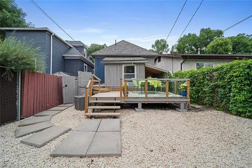 909 Strathcona St, Winnipeg, MB - Outdoor With Deck Patio Veranda