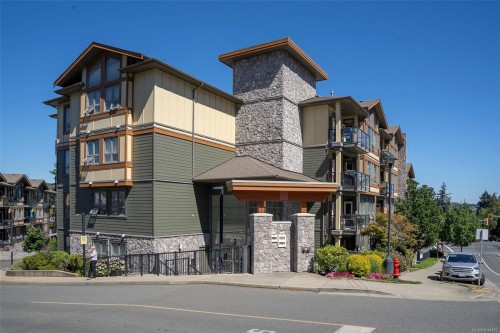 #402-3210 Jacklin Rd, Langford, BC - Outdoor With Balcony With Facade