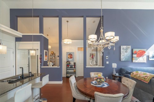 #402-3210 Jacklin Rd, Langford, BC - Indoor Photo Showing Dining Room