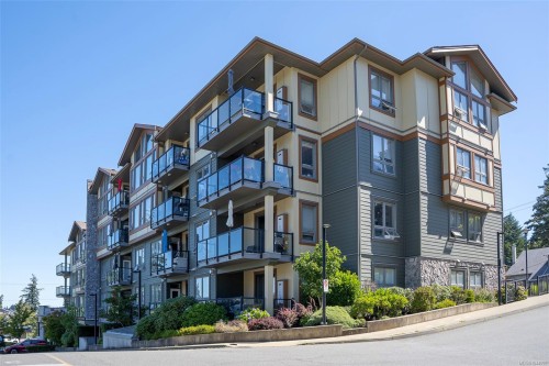 #402-3210 Jacklin Rd, Langford, BC - Outdoor With Balcony With Facade