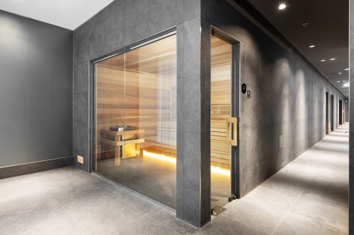 Sauna - 4309-1205 Place Phillips, Montréal (Ville-Marie), QC - Indoor Photo Showing Other Room