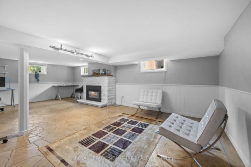 2234 Gordon Drive, Mississauga, ON - Indoor With Fireplace