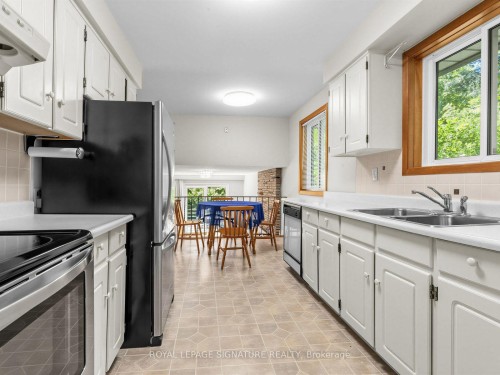 162 Bathgate Drive, Toronto, ON - Indoor Photo Showing Kitchen With Double Sink