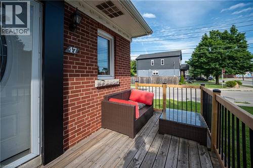 47 Brucedale Avenue E, Hamilton, ON - Outdoor With Deck Patio Veranda With Exterior
