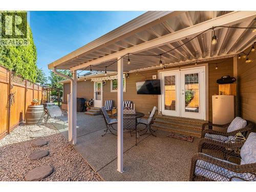 Side Yard with covered patio - 2208 Mimosa Drive, West Kelowna, BC 