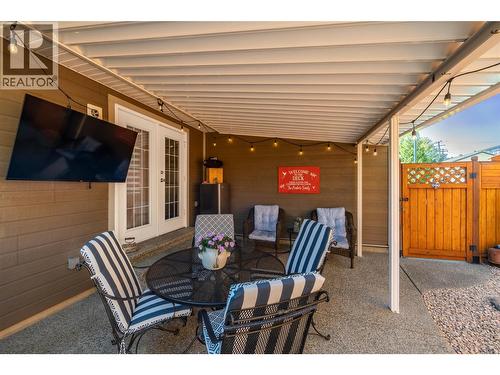 Side Yard with covered patio - 2208 Mimosa Drive, West Kelowna, BC 