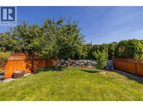 Large beautiful landscaped backyard fully fenced. - 2208 Mimosa Drive, West Kelowna, BC 