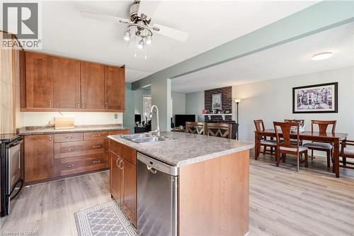 4 Eileen Street, Waterdown, ON - Indoor Photo Showing Kitchen With Double Sink