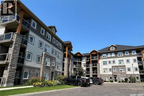210 1220 Blackfoot Drive, Regina, SK - Outdoor With Balcony With Facade
