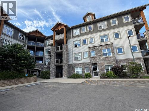 210 1220 Blackfoot Drive, Regina, SK - Outdoor With Balcony With Facade