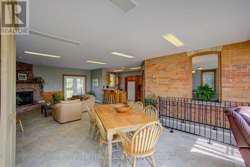 7120 Sixth Line, Centre Wellington, ON - Indoor With Fireplace