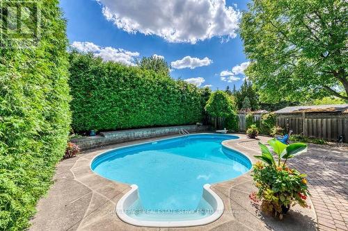 4544 The Gallops, Mississauga, ON - Outdoor With In Ground Pool With Deck Patio Veranda With Backyard