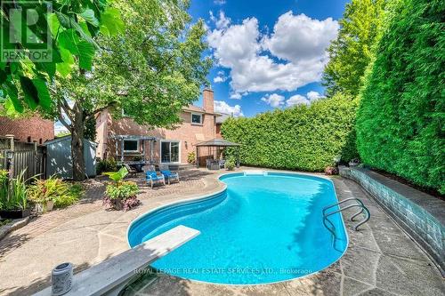4544 The Gallops, Mississauga, ON - Outdoor With In Ground Pool With Backyard