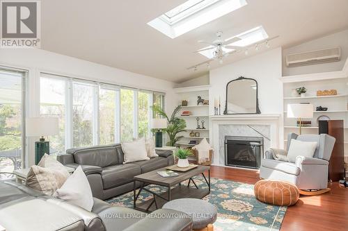 855 Maple Avenue, Milton, ON - Indoor Photo Showing Living Room With Fireplace