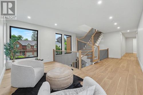 Wide hallways throughout. Stairs to rooftop deck. - 218 Woodland Avenue, Ottawa, ON - Indoor
