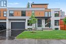 Covered porch, outdoor lighting, parking for 6. - 218 Woodland Avenue, Ottawa, ON  - Outdoor 