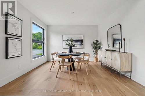 Gorgeous formal dining room. - 218 Woodland Avenue, Ottawa, ON - Indoor Photo Showing Dining Room