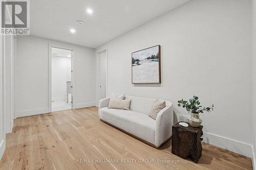 Sitting area outside the bedrooms. - 218 Woodland Avenue, Ottawa, ON - Indoor Photo Showing Other Room