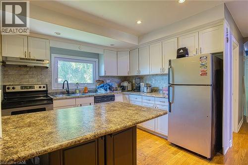 99 Mohawk Road W, Hamilton, ON - Indoor Photo Showing Kitchen With Double Sink