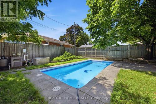 45 Faversham Crescent, Toronto, ON - Outdoor With In Ground Pool With Backyard