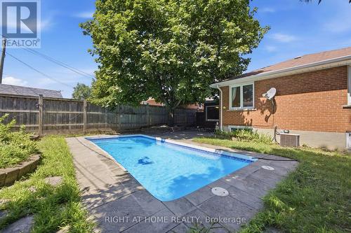 45 Faversham Crescent, Toronto, ON - Outdoor With In Ground Pool With Deck Patio Veranda With Backyard