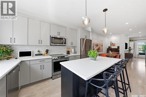 918 3Rd Street, Saskatoon, SK - Indoor Photo Showing Kitchen With Upgraded Kitchen
