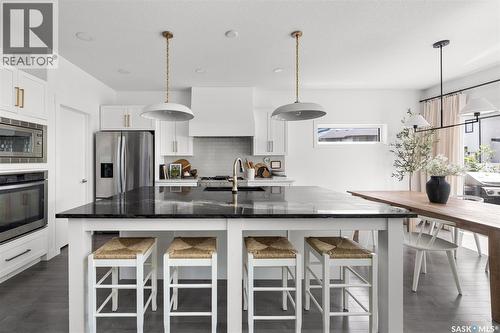 5196 Aviator Crescent, Regina, SK - Indoor Photo Showing Kitchen With Stainless Steel Kitchen With Upgraded Kitchen