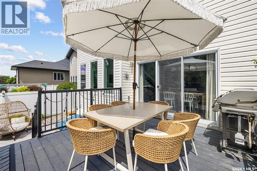 5196 Aviator Crescent, Regina, SK - Outdoor With Deck Patio Veranda With Exterior