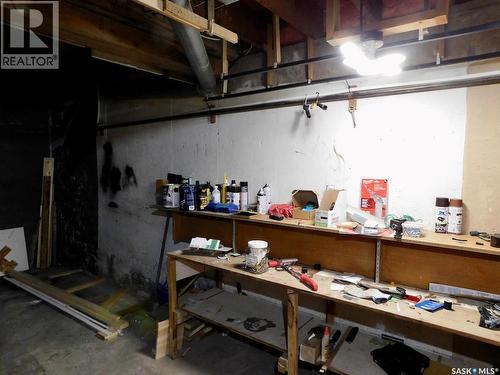 40 Edouard Beaupre Street, Willow Bunch, SK - Indoor Photo Showing Garage