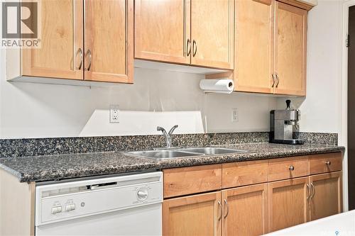108G 1121 Mckercher Drive, Saskatoon, SK - Indoor Photo Showing Kitchen With Double Sink