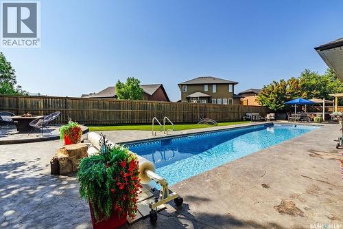 419 Paton Place, Saskatoon, SK - Outdoor With In Ground Pool With Backyard