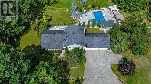 2 Mills Circle, Springwater, ON - Outdoor With In Ground Pool With View