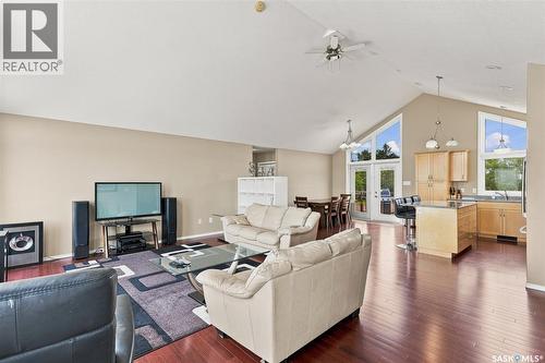 Roberts Riverfront Acreage, South Saskatchewan River, SK - Indoor Photo Showing Living Room With Fireplace