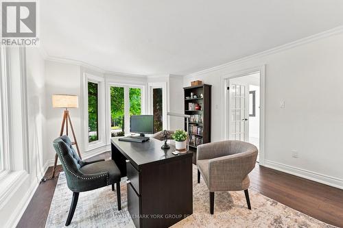 Large main floor office - 111 Whispering Pine Trail, Aurora, ON - Indoor Photo Showing Office