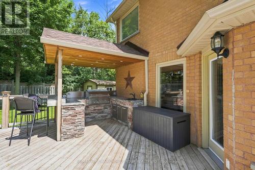 Outdoor Kitchen - 111 Whispering Pine Trail, Aurora, ON - Outdoor With Deck Patio Veranda With Exterior