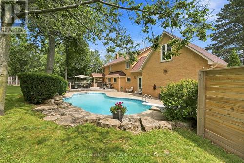 111 Whispering Pine Trail, Aurora, ON - Outdoor With In Ground Pool