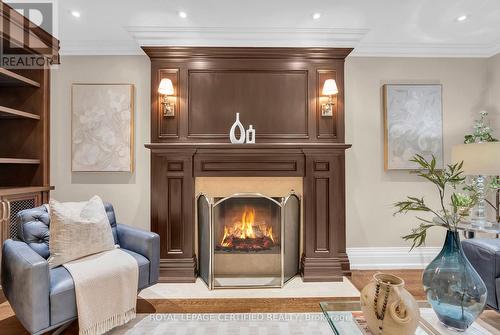 3650 Baird Court, Mississauga, ON - Indoor With Fireplace