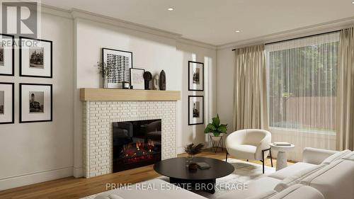 793 Valleystream Walk, London North (North R), ON - Indoor Photo Showing Living Room With Fireplace
